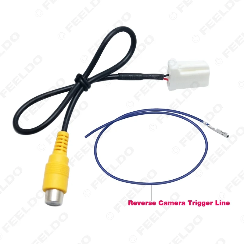 

FEELDO Автомобильная парковка заднего вида, видеоразъем, конвертер, кабель-адаптер для Mazda Atenza/CX-5, OEM, модели автомобильного головного устройства # 2607