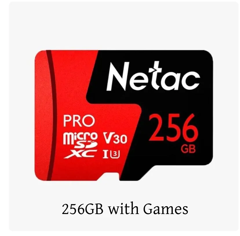 Para anbernic rg406v rg405v micro sd tf jogos cartão de memória rg556 rgcube console cartão de jogo plug and play acessórios