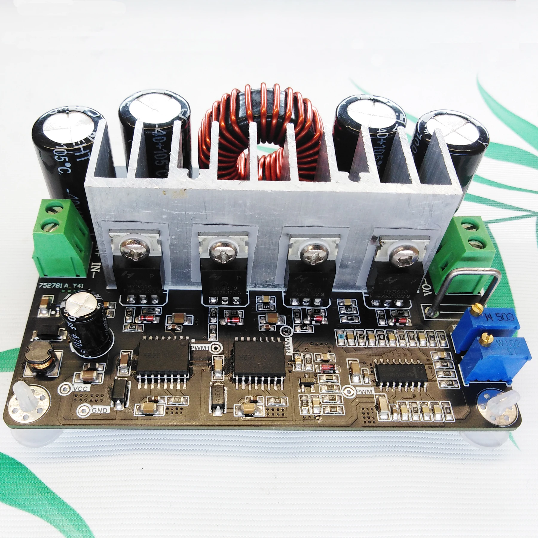 TL494 four switch BUCKBOOST automatic voltage regulation module high-power constant voltage constant current battery charging