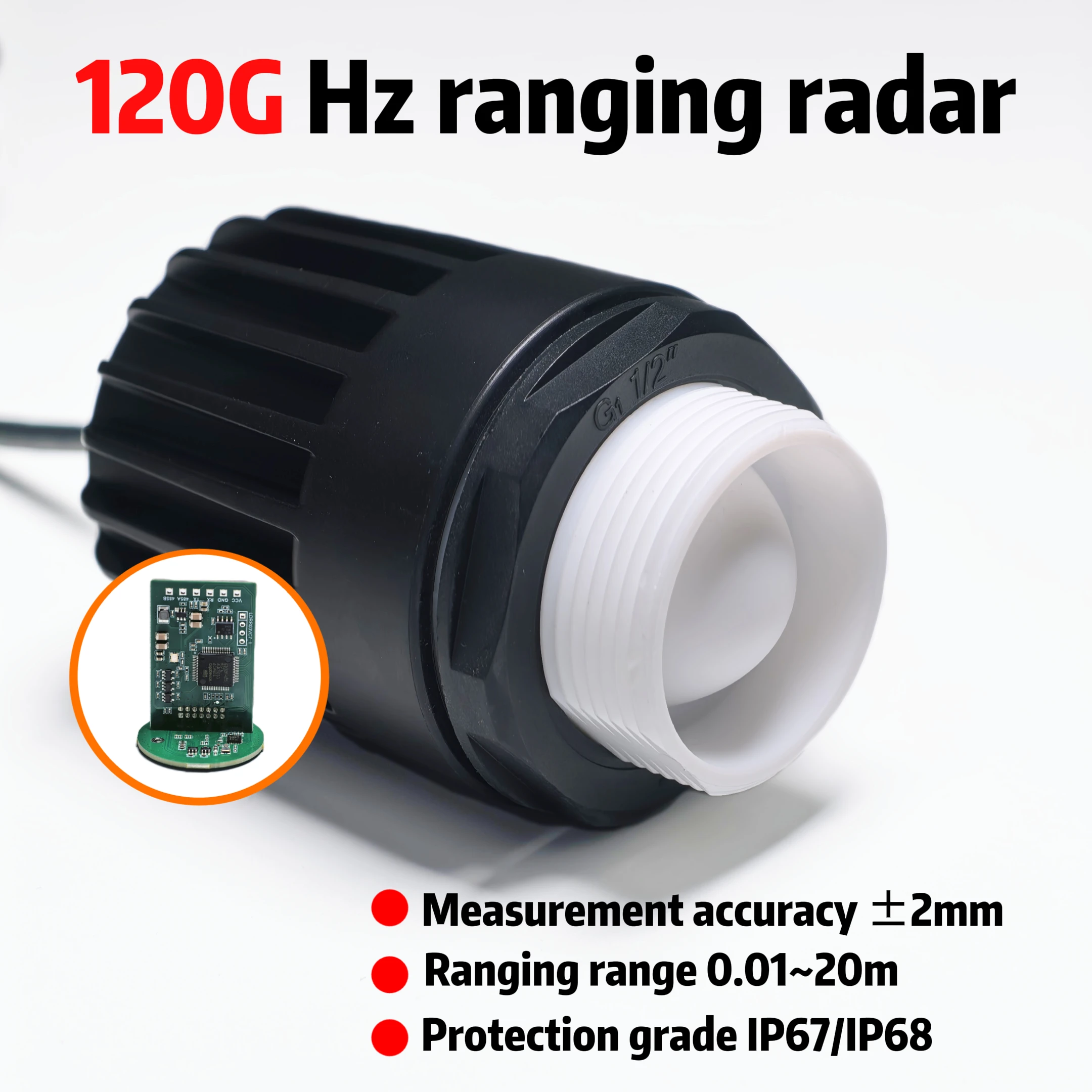 

Manufacturer LDRR03B radar 120GHz liquid level sensor 20m Liquid tank level measurement water level sensor radar