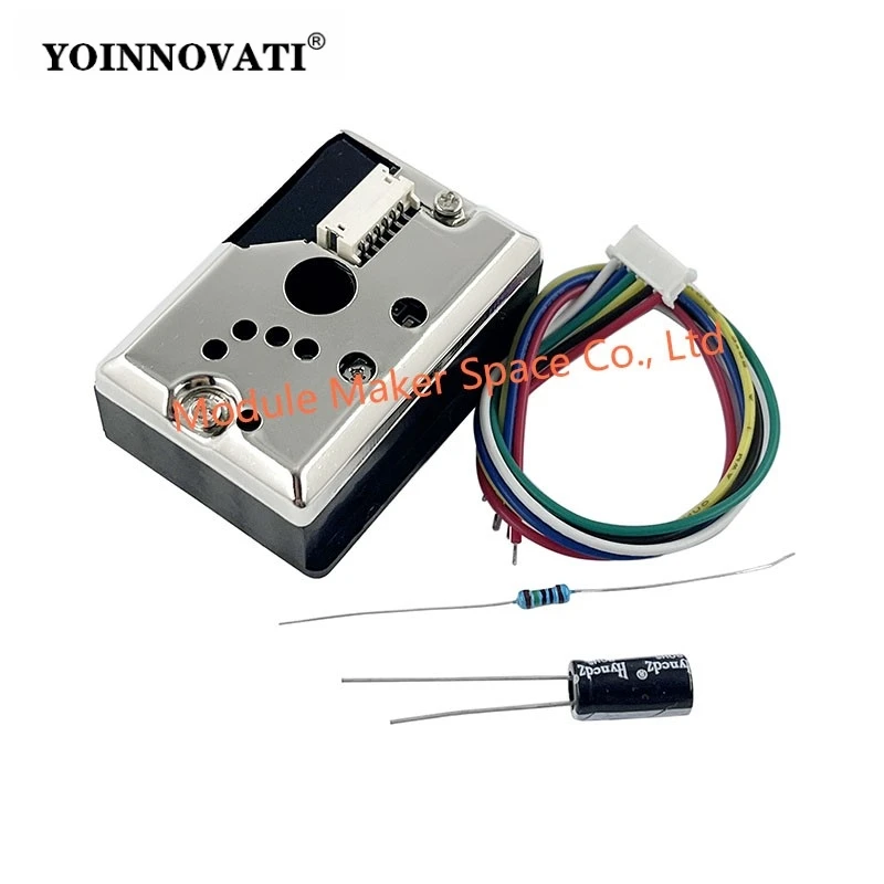 GP2Y1014AU Compact Optical Dust Sensor Compatible GP2Y1010AU0F GP2Y1010AUOF Smoke Particle Sensor With Cable DIY KIT