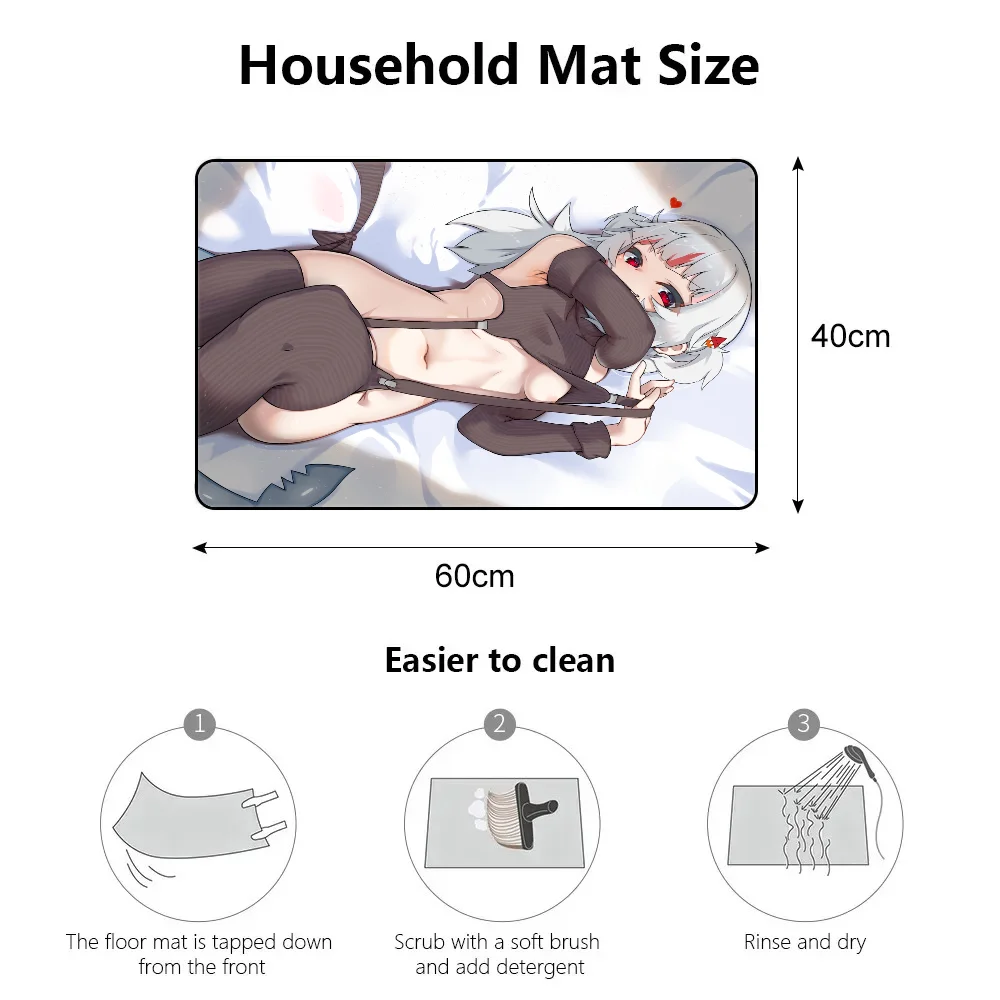 Things for the Home Accsessories Hentai Hallway Carpet Kitchen Floor Mat Room Front Door Mat Entrance Outdoor Choice Customized