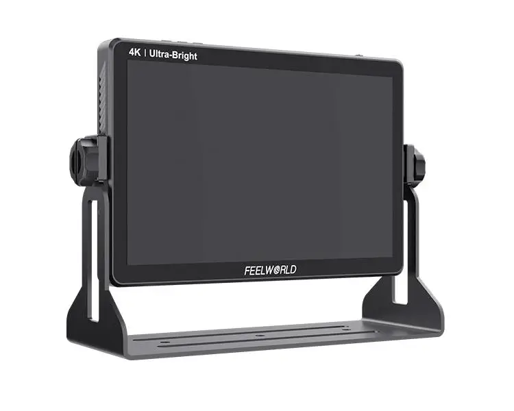 FEELWORLD LUT11S 10,1 pulgadas 2000nit pantalla táctil IPS ultrabrillante 3DLUT 3G-SDI HDMI DSLR cámara Monitor de campo con F970 externo