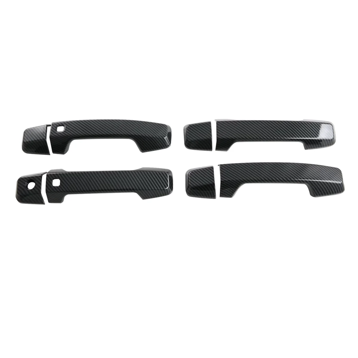 

For Triton / L200 2024 Carbon Fiber Car Door Handle Cover Trim Exterior Accessories