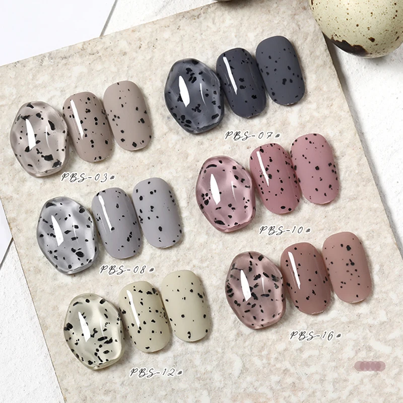 AS Solid Eggshell Gel Polish Semi Permanent Gel Nail Polish Lamp Varnish Soak Off UV Gel Nail Art Manicure Top Coat