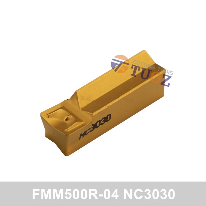 

100% Original FMM500R-04 NC3030 3MM 4MM 5MM Carbide Grooving Inserts FMM 300R-03 500R-04 400R-04 Slotted Blade Lathe Cutter Tool