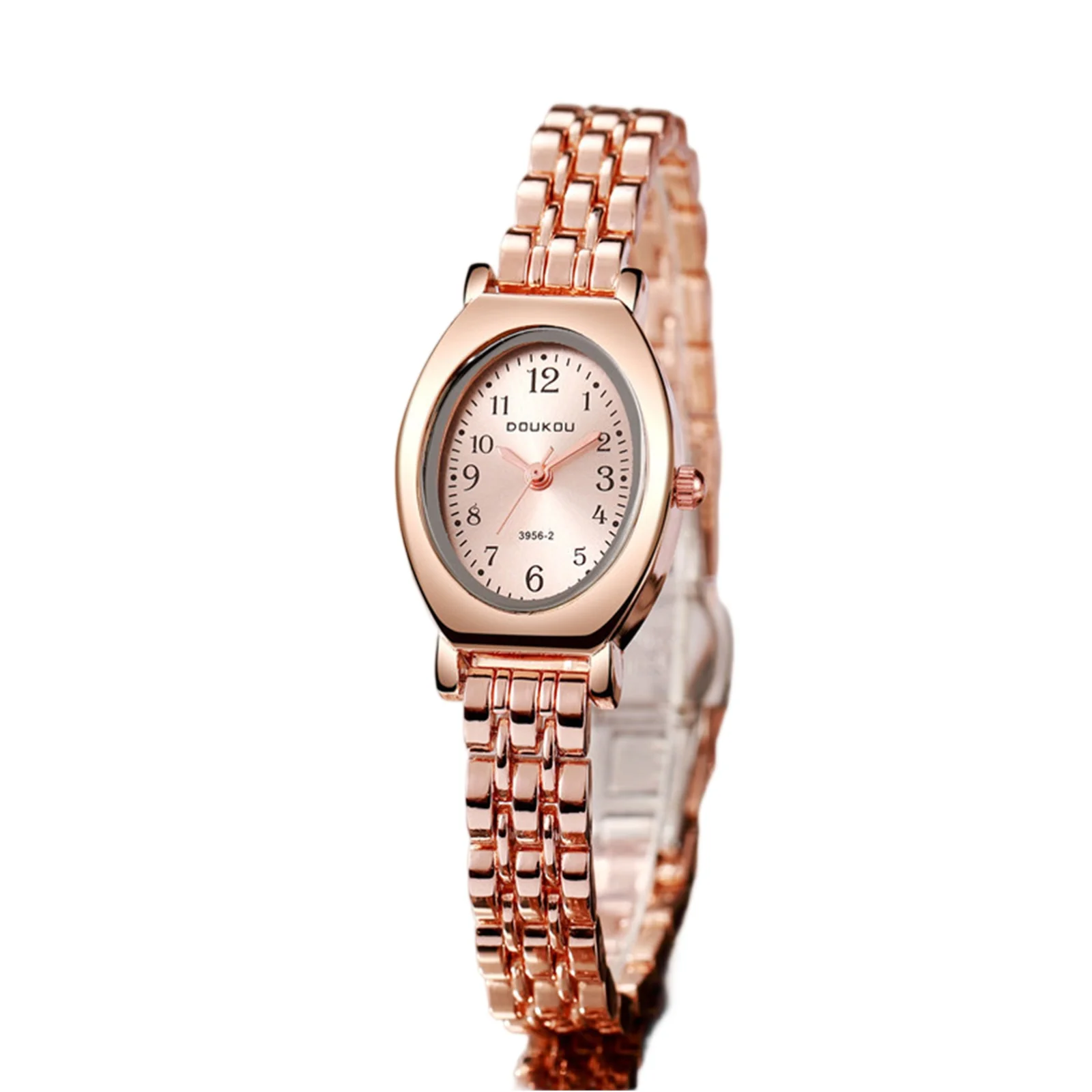 Fashion Square Watches Gold Alloy Strap Luxury Ladies Quartz Wristwatches Female Roman Scale Clock Daily Watches Holiday Gift