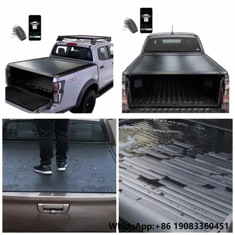 F150 Electric Patent Waterproof Trunk Storage System Rolling Security Bed 4x4 Retractable Tonneau Cover for -150