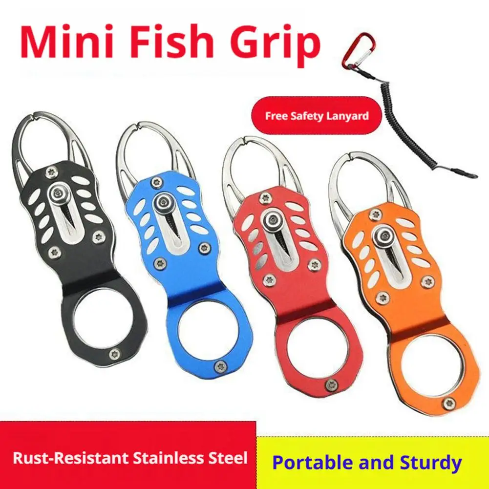 Stainless Steel Mini Fish Gripper Multifunctional Portable Pliers Fish Control Professional Tool for Lure Fishing Professional
