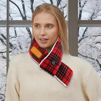 3 Gear Heating Outdoor Warm Electric Heating Scarf Heating Pad USB Heater Thermal Shawl Neck Brace Classic Plaid Warm Bib Unisex