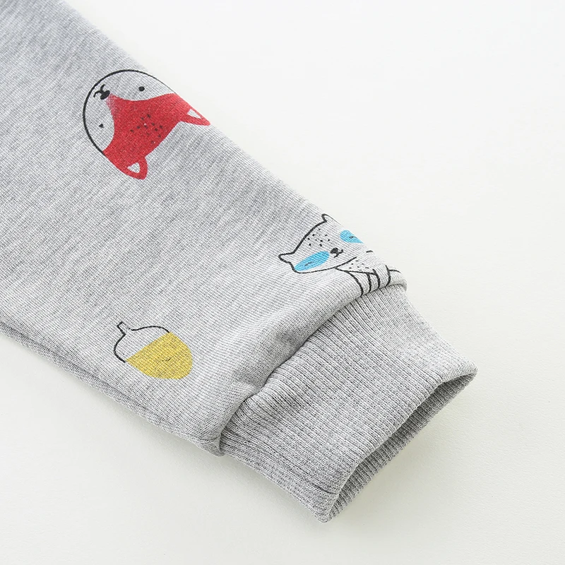 Little maven Children's Clothing Baby Boys Hoodies for Kids Clothes 2024 Autumn Spring New Infants Animals Sweatshirts Cotton image 5