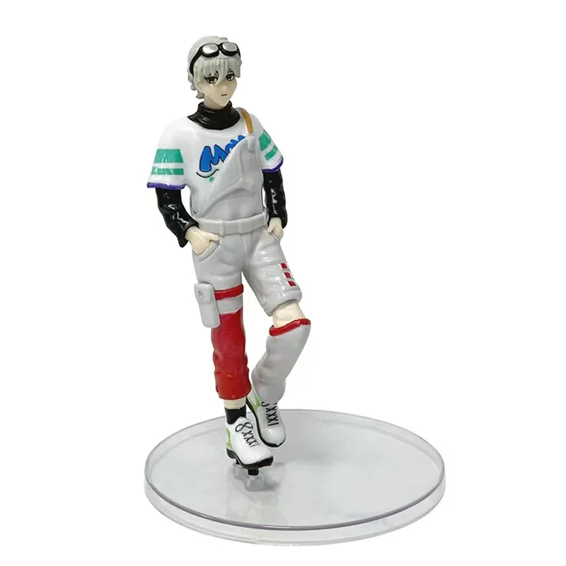 Coleção de figuras de anime com trava azul, modelo de pvc isagi yoichi meguru hyoma seishiro reo, boneca de ação, brinquedos para crianças e meninas