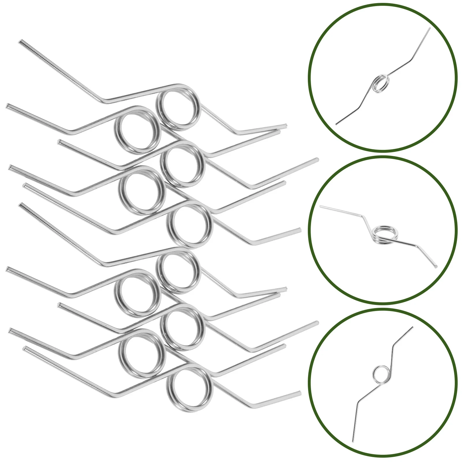 

10pcs Pruner Spring Replacement V-Shape Springs For Garden Scissors Hand Pruners Bypass Branch Trimming Tools Parts Gardening