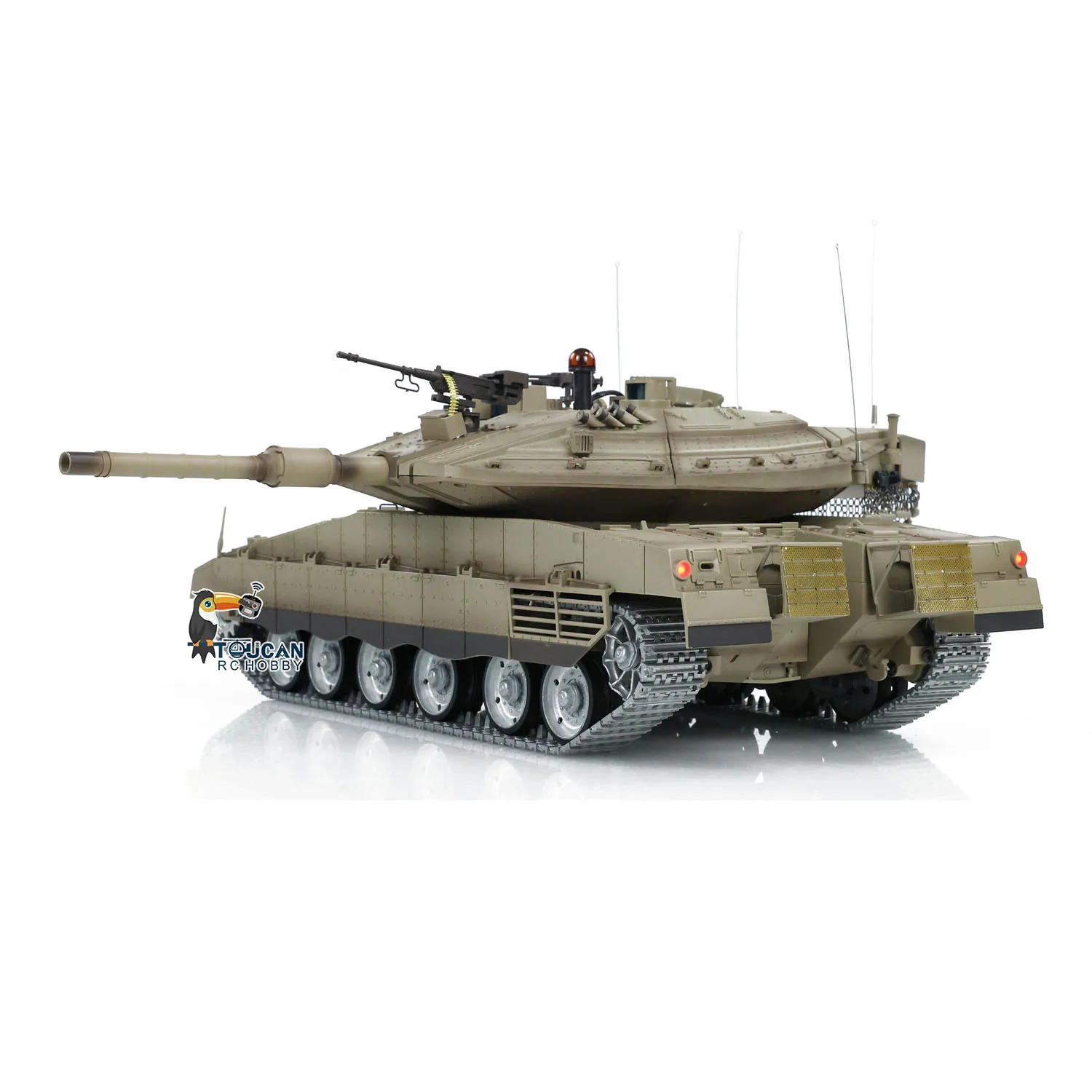Heng Long Zdalnie Sterowany Czołg 1/16 IDF Merkava MK IV Edycja Profesjonalna Metalowe Gąsienice Koła FPV Pojazd Wojskowy Panzer Zabawki