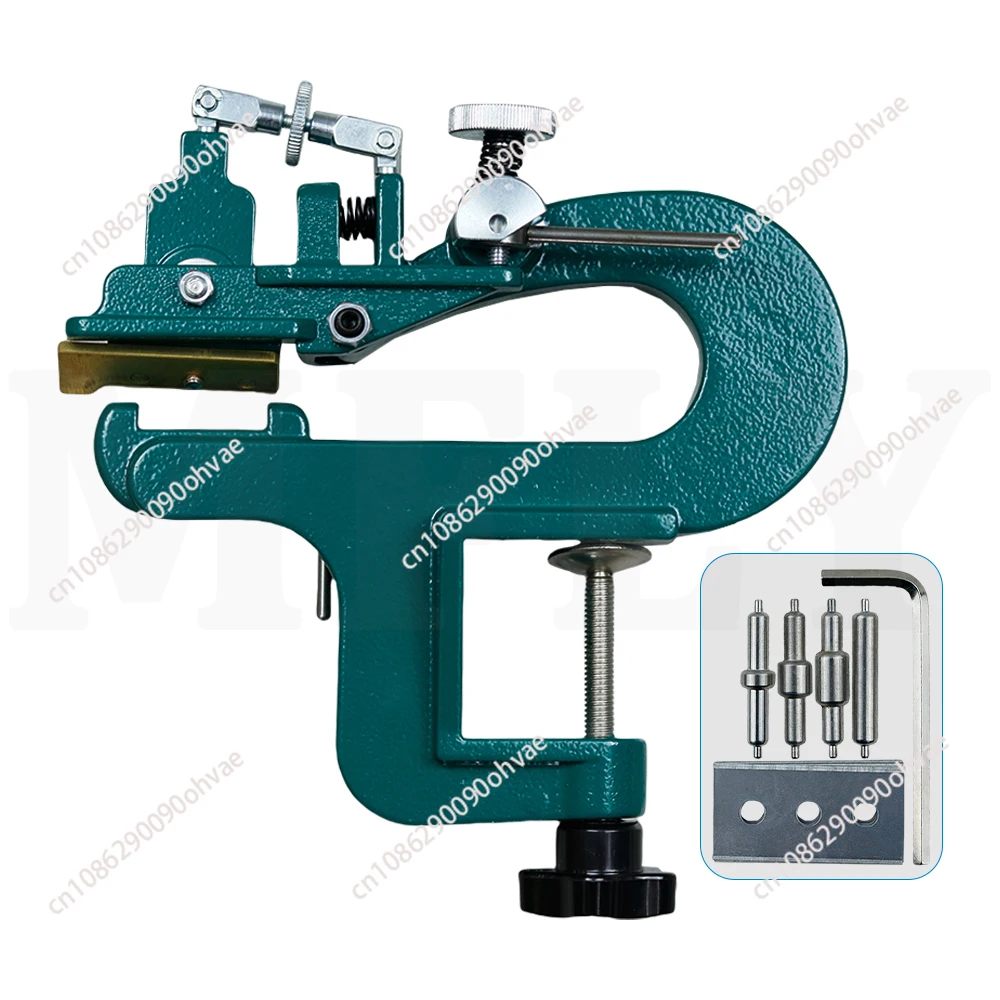 for Leather Splitter, Leather Craft Edge Skiving with15 Blades, Machine Leather Repairing Splitter Skiver Peeler Tool