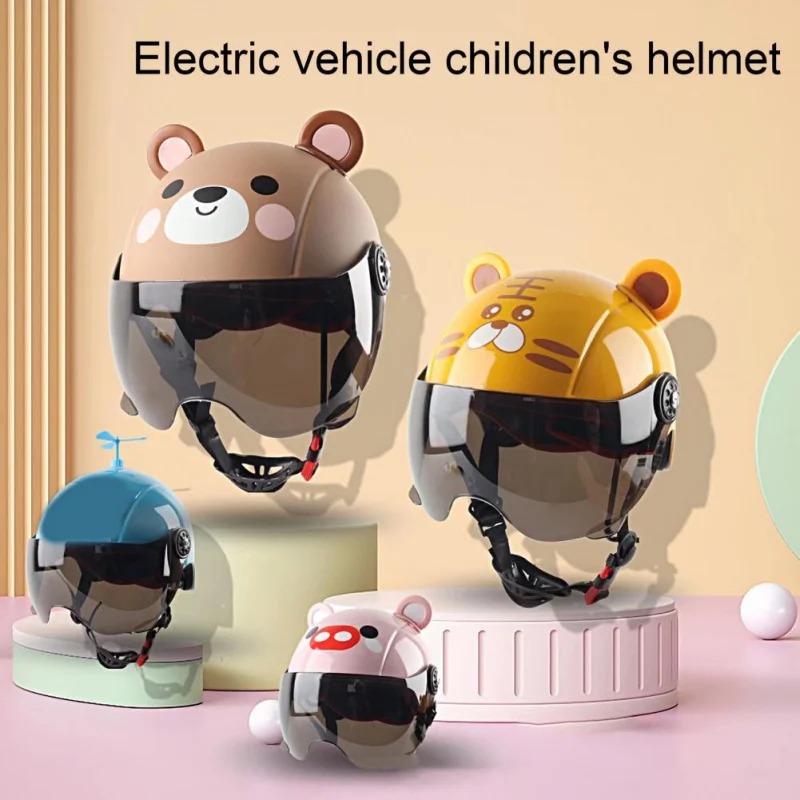 Child Riding Helmet Adjustable Adorable Appearance Ultra-Light Shock Absorbing ABS Toddler Skateboard Bike Safety Helmet for Kid 