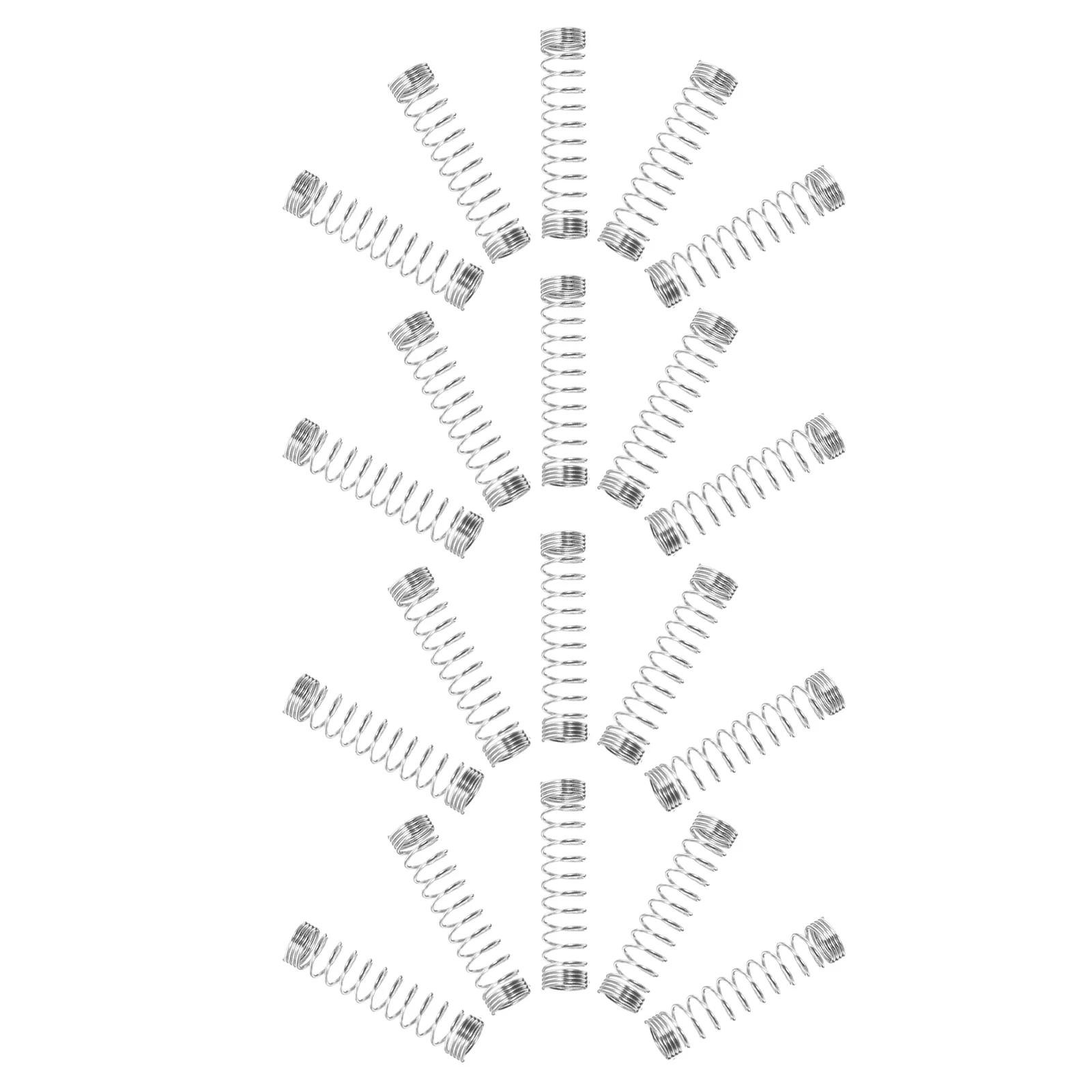 20Pcs Stainless Steel Compression Springs Pen Springs Mechanical Ballpoint Gel Pen Spring Refill Replacement Stationery