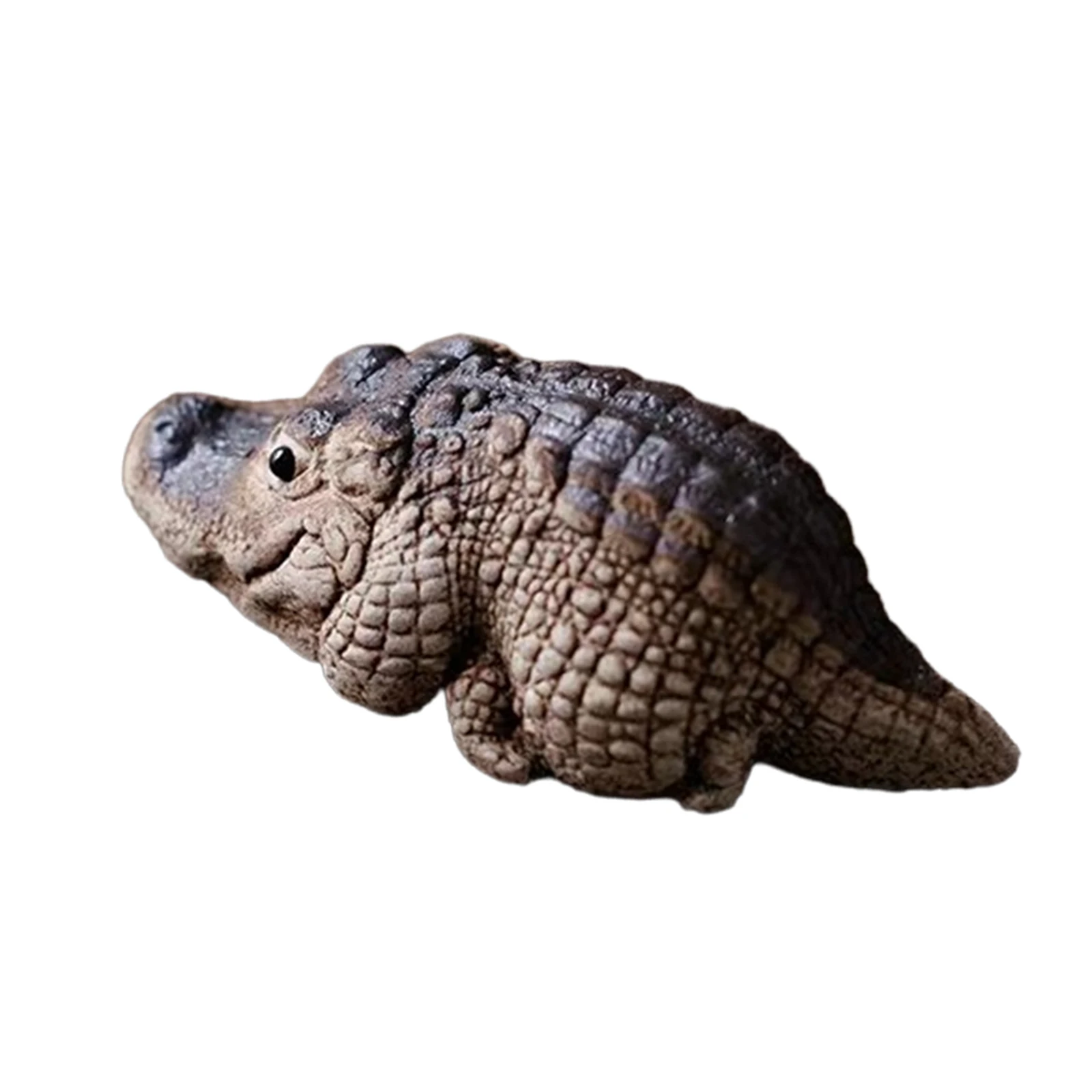 Gliniany krokodyl krokodyl Mini herbata Kung Fu figurka urocza dekoracja krokodyla miniatury domowe Ornament dekoracyjny stołowe — zdjęcie 6
