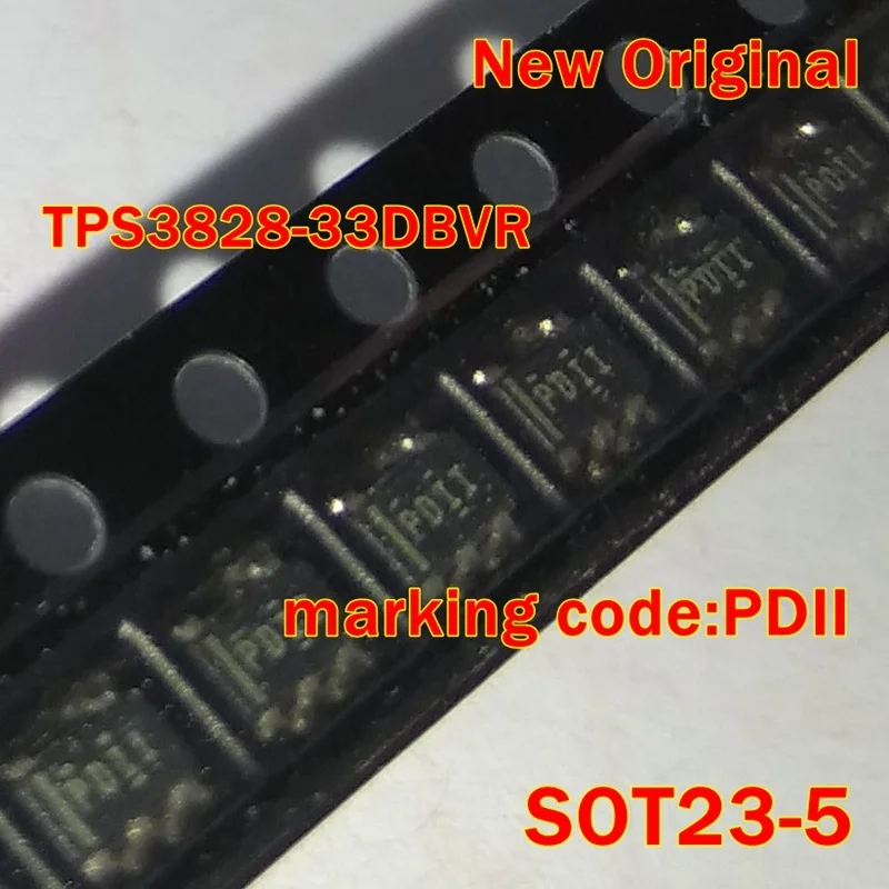 1Pcs to 100Pcs Tps3828-33Dbvr Sot23-5 New Original Marking Code:Pdii Processor Supervisory Circuits