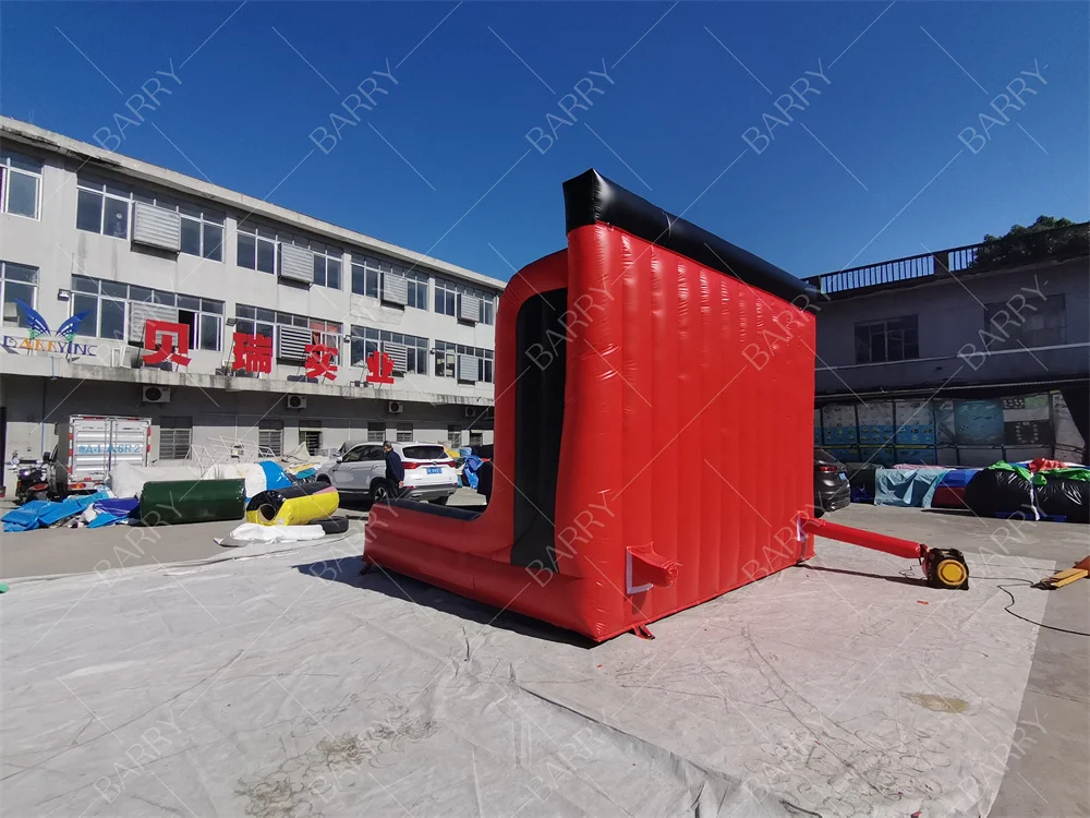 Outdoor Sport Game Basketball 4 Hoops Inflatable Basketball Shooting Game Inflatable Basketball Hoop Game For Team Building