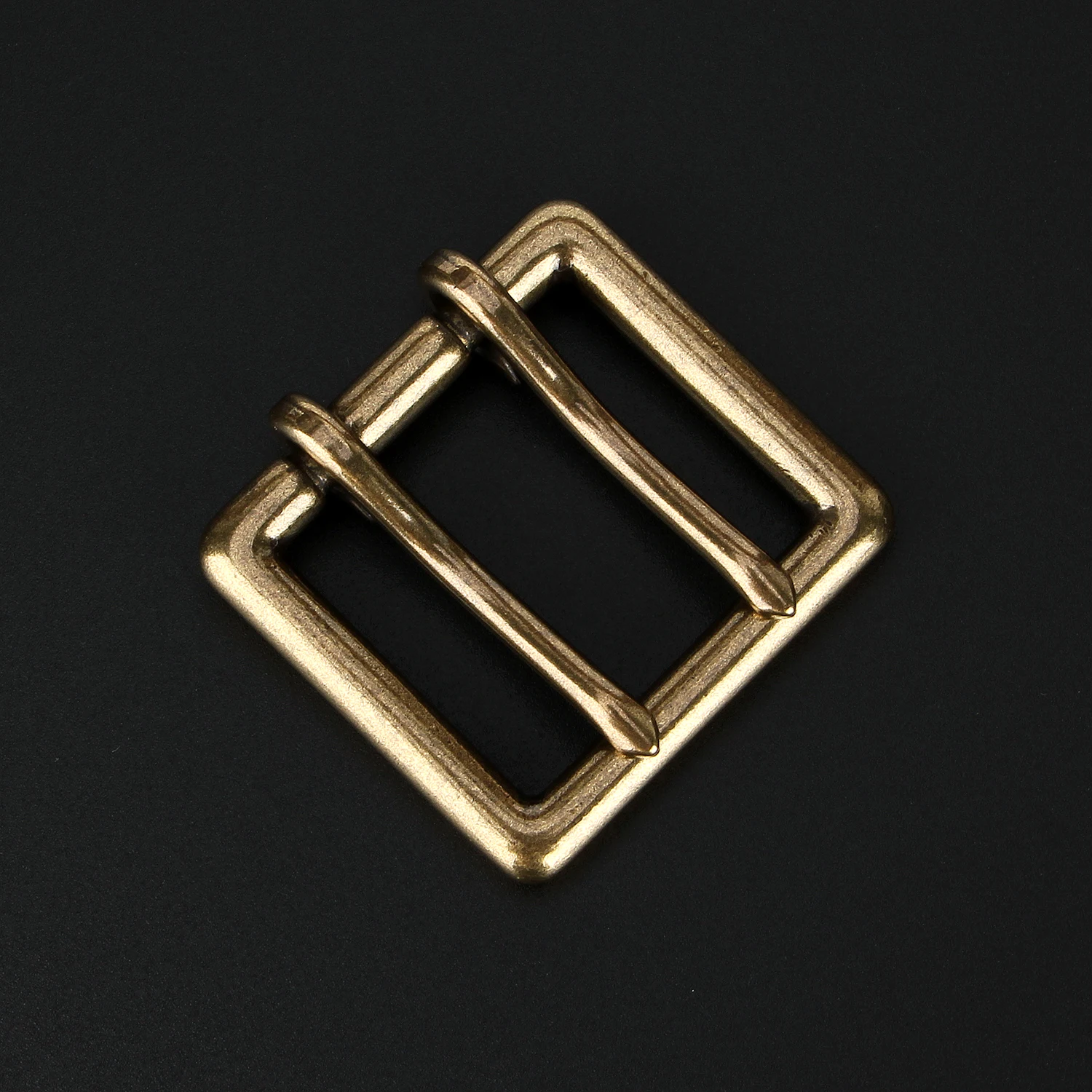 1 قطعة 40 مللي متر دبوس مزدوج الصلبة النحاس العتيقة برونزية حزام مشبك كاوبوي الغربية حزام مشبك للرجال حزام جلد الحرفية أجزاء الرجال