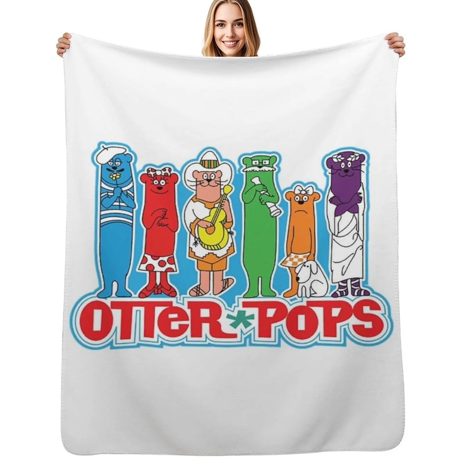 

Otter Pops T-ShirtOtter Pops Throw Blanket Elegant Warm Throw Blanket for Hotel Home