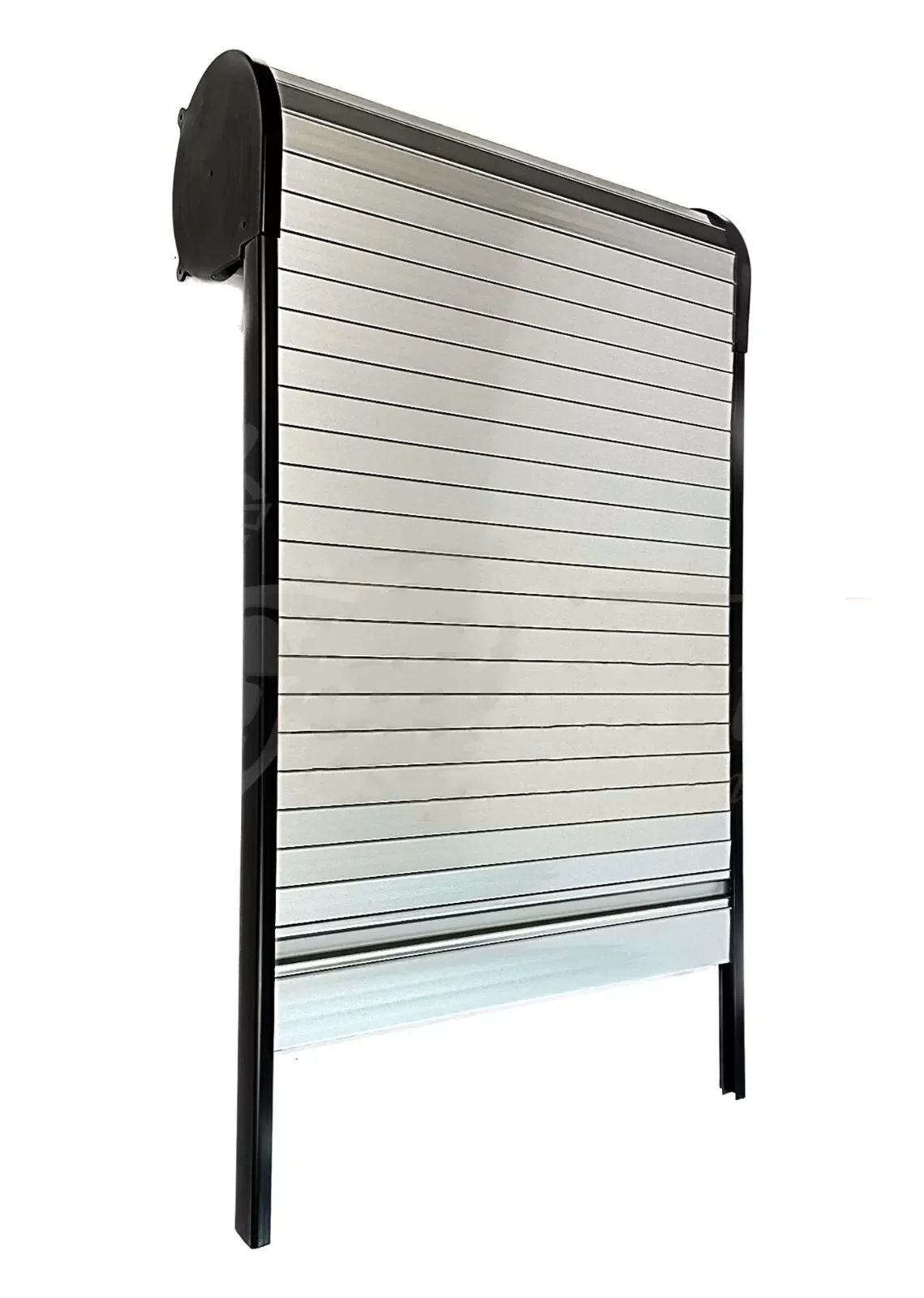 Size 50*60cm Motorhome Campervan Tambour Door Roller Shutter, Quality Solid Silver Finish for Cabinet Storage Space-Saving