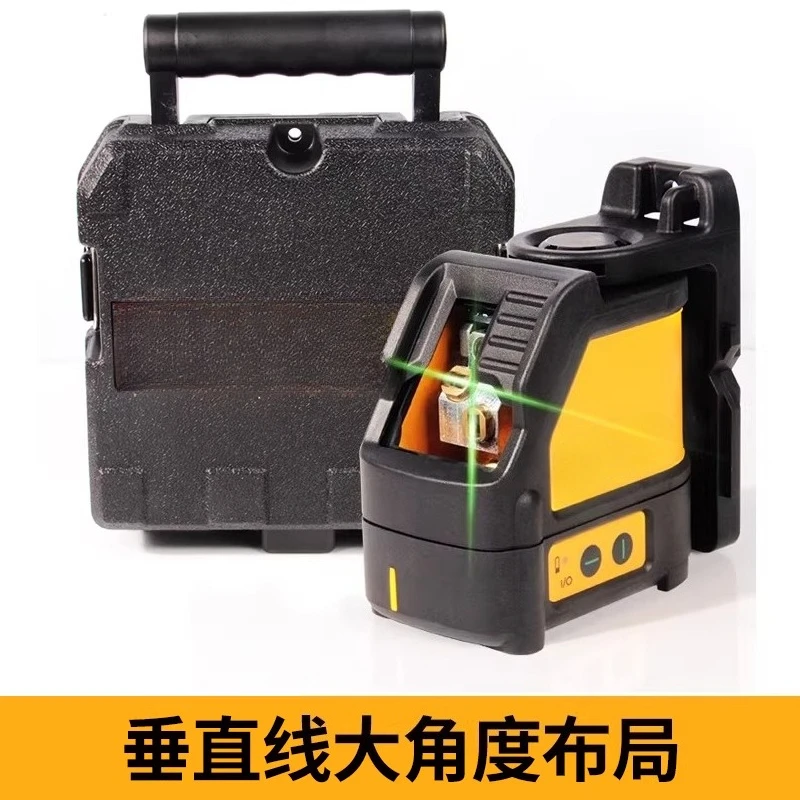 Láser verde con retícula de alta precisión, proyección de línea automática, nivel de seguridad DW088CG