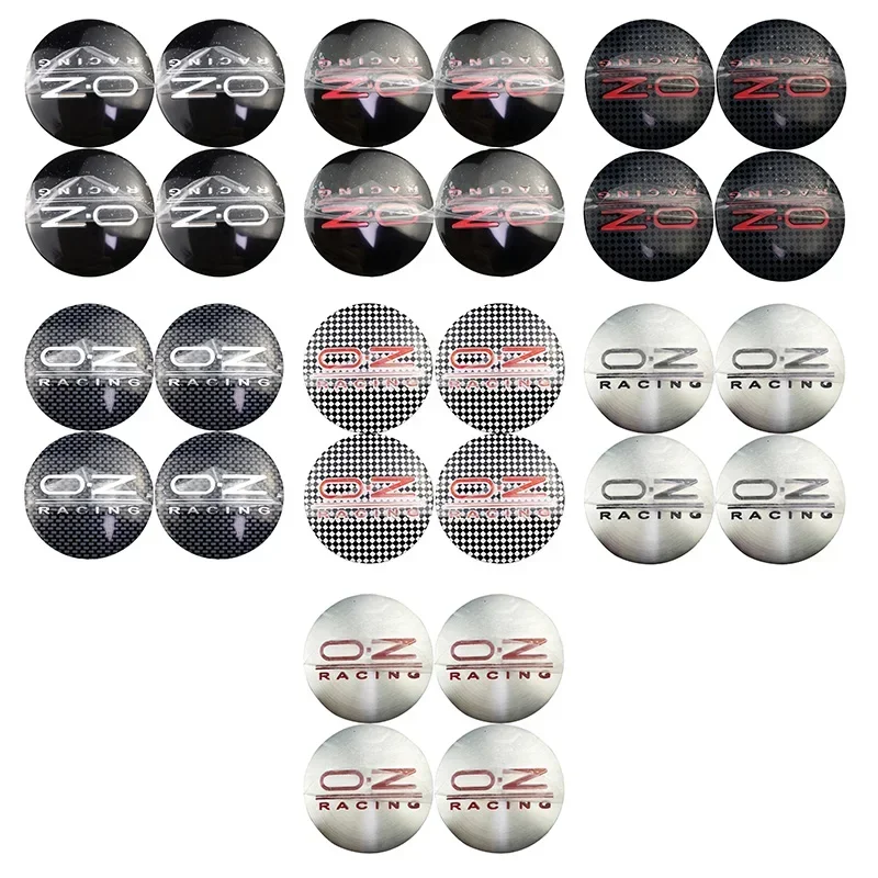 56mm Car Wheel Center Hub Sticker Auto Tire Hubcaps Badge for OZ Racing Volkswagen Mitsubishi Ford Renault Dodge Mercedes BENZ