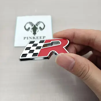 3D kovové samolepky s logem R, emblémem pro Seat Leon Ibiza FR Leon Mk3 5F 6J Ateca Sportcoup Exeo Altea Arona příslušenství 8 nejlepší prodej logo Seat Leon FR - №2