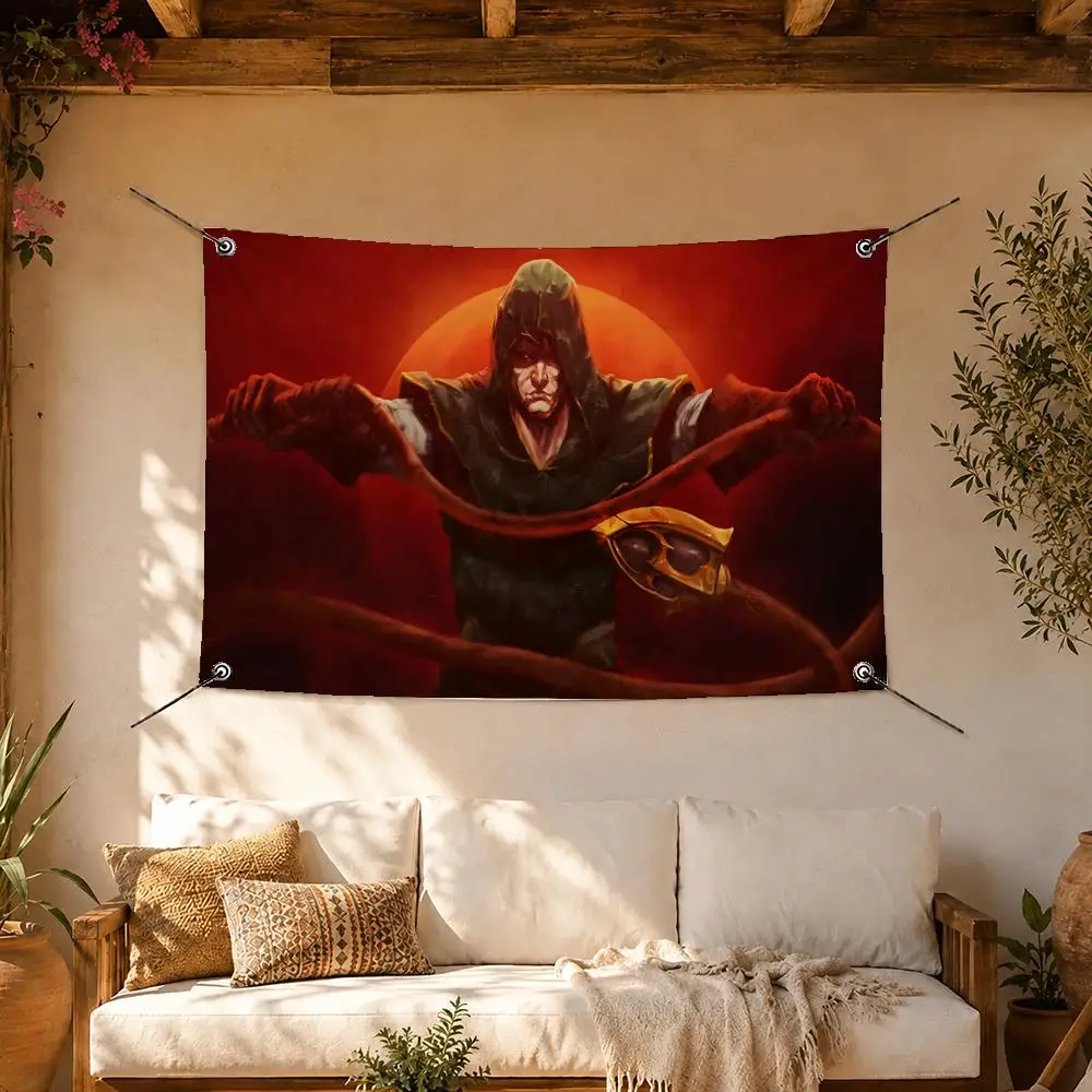 Pro Game Vampire Survivors Flags Room Home Decor Wall‑Hanging Art Banner, Outdoor for Bedroom Party Background Decoration
