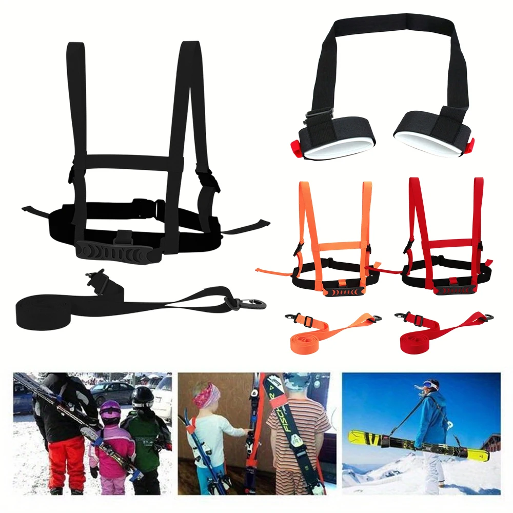 

Children's Ski Strap Safety Shoulder Strap Skating Training Double Board Strap Riding Outdoor Sports Belt Snowboard Equipment