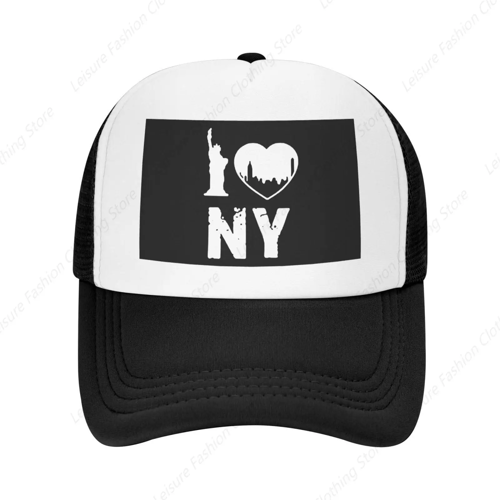 I Love New York Casual Baseball Cap Mesh Sports Men Women Adult Dad Trucker Hat Adjustable Daily Leisure Caps