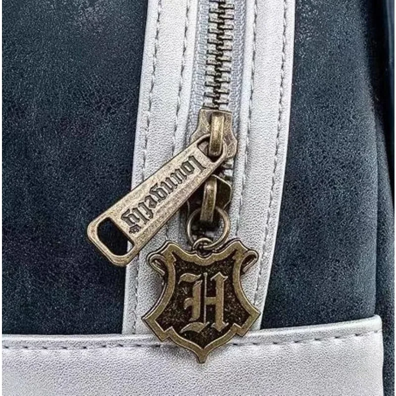 حقيبة ظهر هاري بوتر للنساء بحزام مزدوج حقيبة كتف من جلد البولي يوريثان حقيبة ظهر للطلاب هدية عيد الميلاد