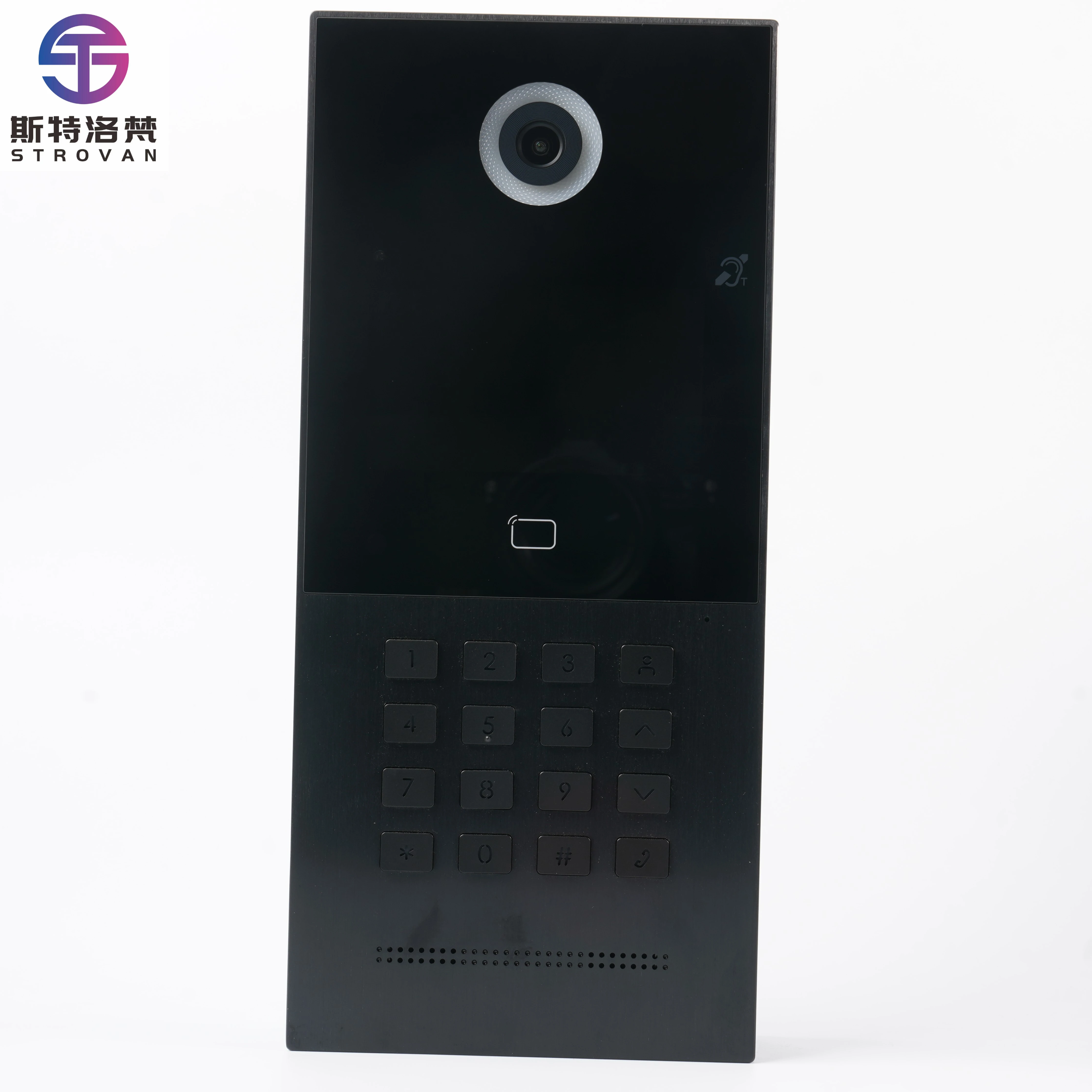 

POE Video Doorbell System Apartment Entrance Intercom Smart Home System Building TCP/IP Wire Intercom Phone Home