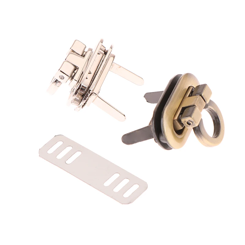 Metall verschluss Turn Lock Oval Metall verschluss Twist Lock für DIY Handtasche Bastel tasche Geldbörsen Taschen Hardware Tasche Zubehör 4 Farben