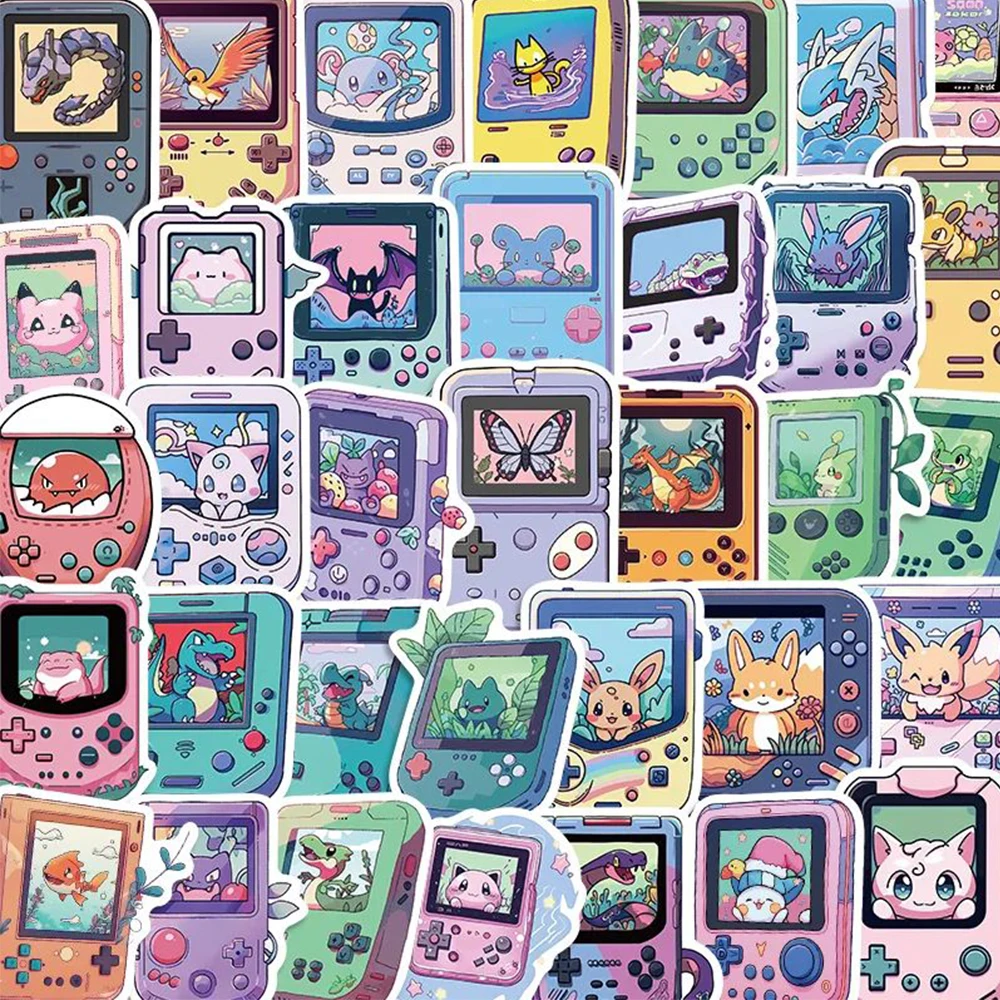 

10/30/50pcs Cute Pokemon Anime Video Game Stickers Funny Cartoon Decals for Kids Toy Laptop Water Bottle Phone Graffiti Sticker