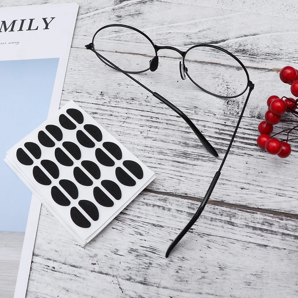 

24Pairs Silicone Nose Pads Non-Slip Anti-Slip Eyeglasses Sunglasses Accessories Lift Increase for Plastic Optical Frames