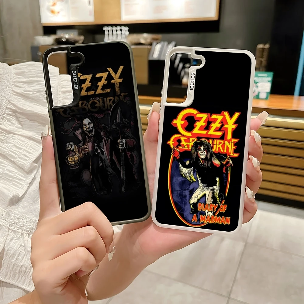 Rock Band O-ozzy Osbourne Phone Case Colored Silver Trendy Phone Case For Samsung A 04 05 13 14 15 20 22 23 25 31 32 33 34 35 50