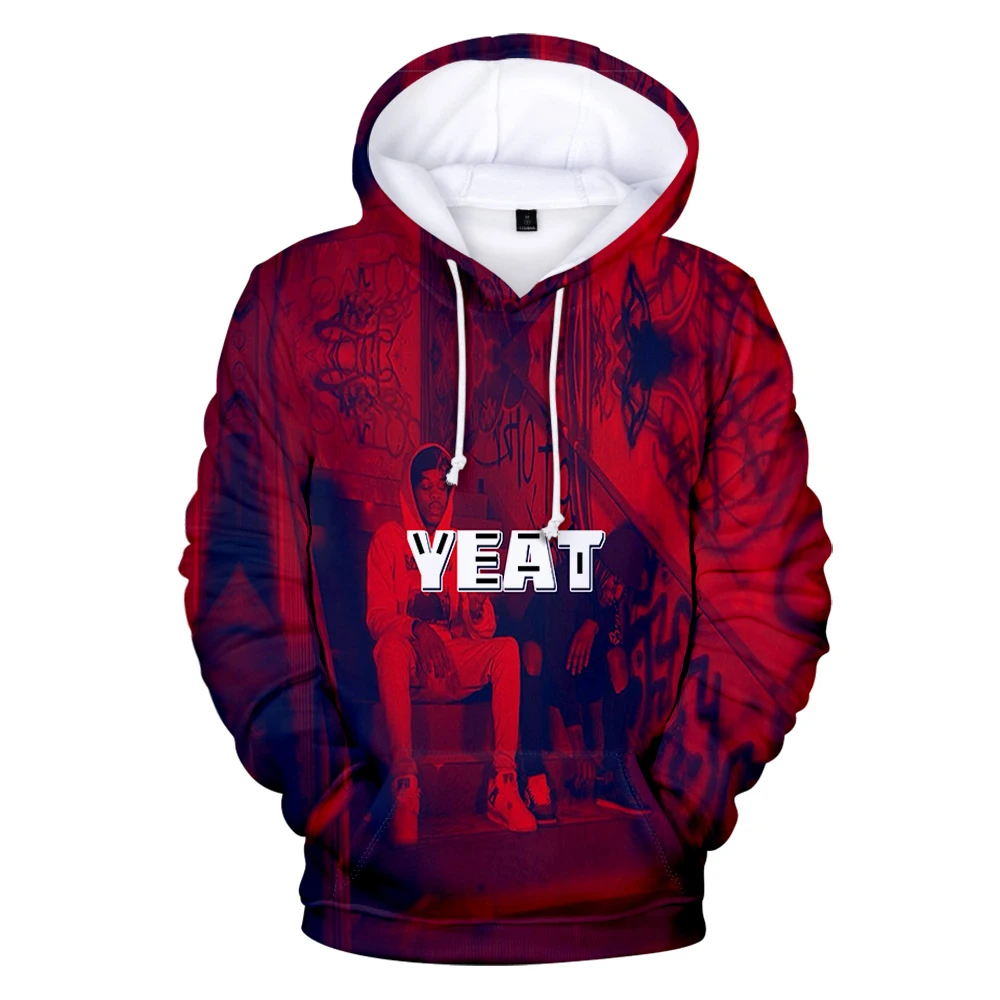 Rapper Yeat Hoodie Long Sleeve Woman Man Sweatshirt Free Shipping Harajuku Streetwear Free Shipping  Casual Style 3D Clothes