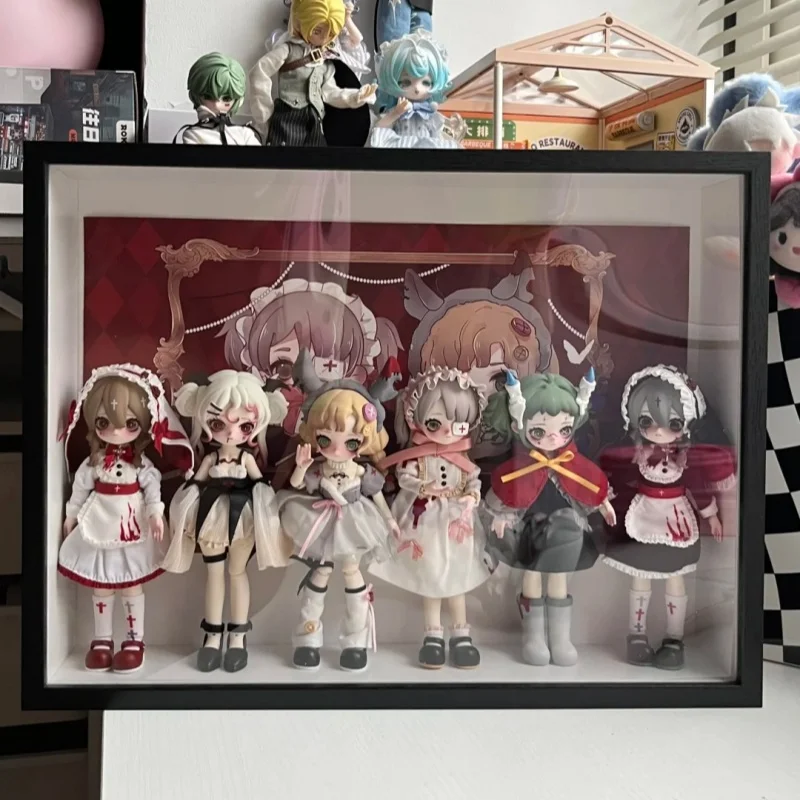 재고 있음 니사 이상한 꿈 1/12bjd 시리즈 블라인드 박스 모바일 인형 펜던트 트렌디 장난감 수제 DIY 드레스 서프라이즈 소녀 선물