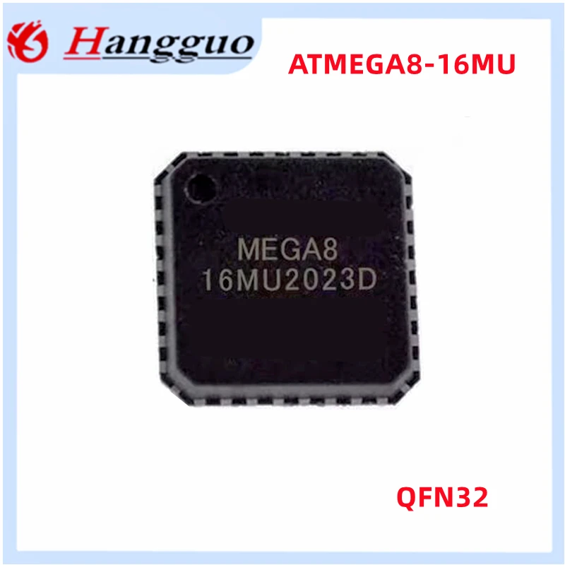 5PCS/Lot Original ATMEGA8-16MU ATMEGA TMEGA8-16MU QFN-32 Integrated chip For microcontroller