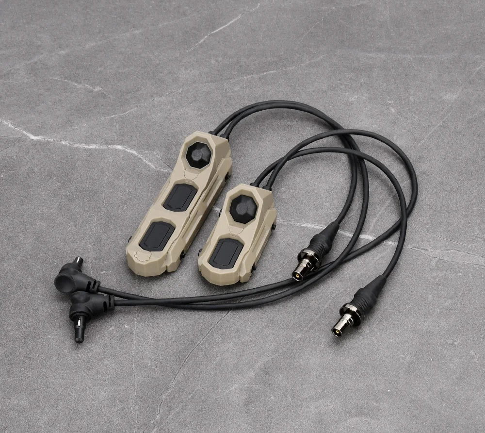AXON Taktischer Fernbedienungs-Druckschalter Mod-Knopf Kompatibel mit SF M300 M600 2.5 3.5 Crane Plug Passend für 20mm-Schiene für NGAL PEQ OGL – Detail 7