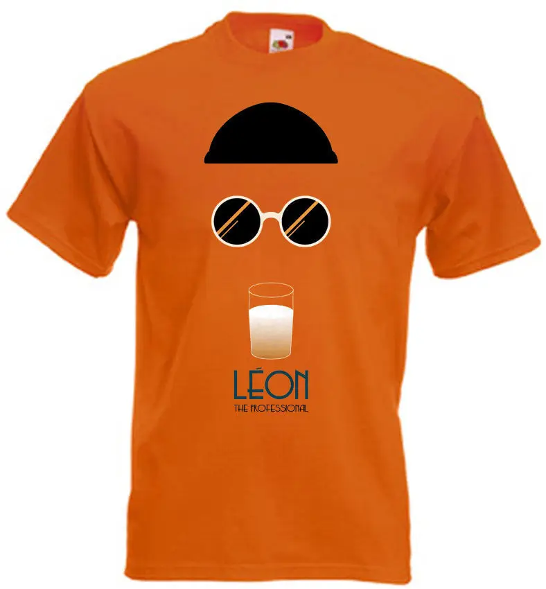 Leon The Professional v23 T shirt orange movie poster all sizes S 5XL