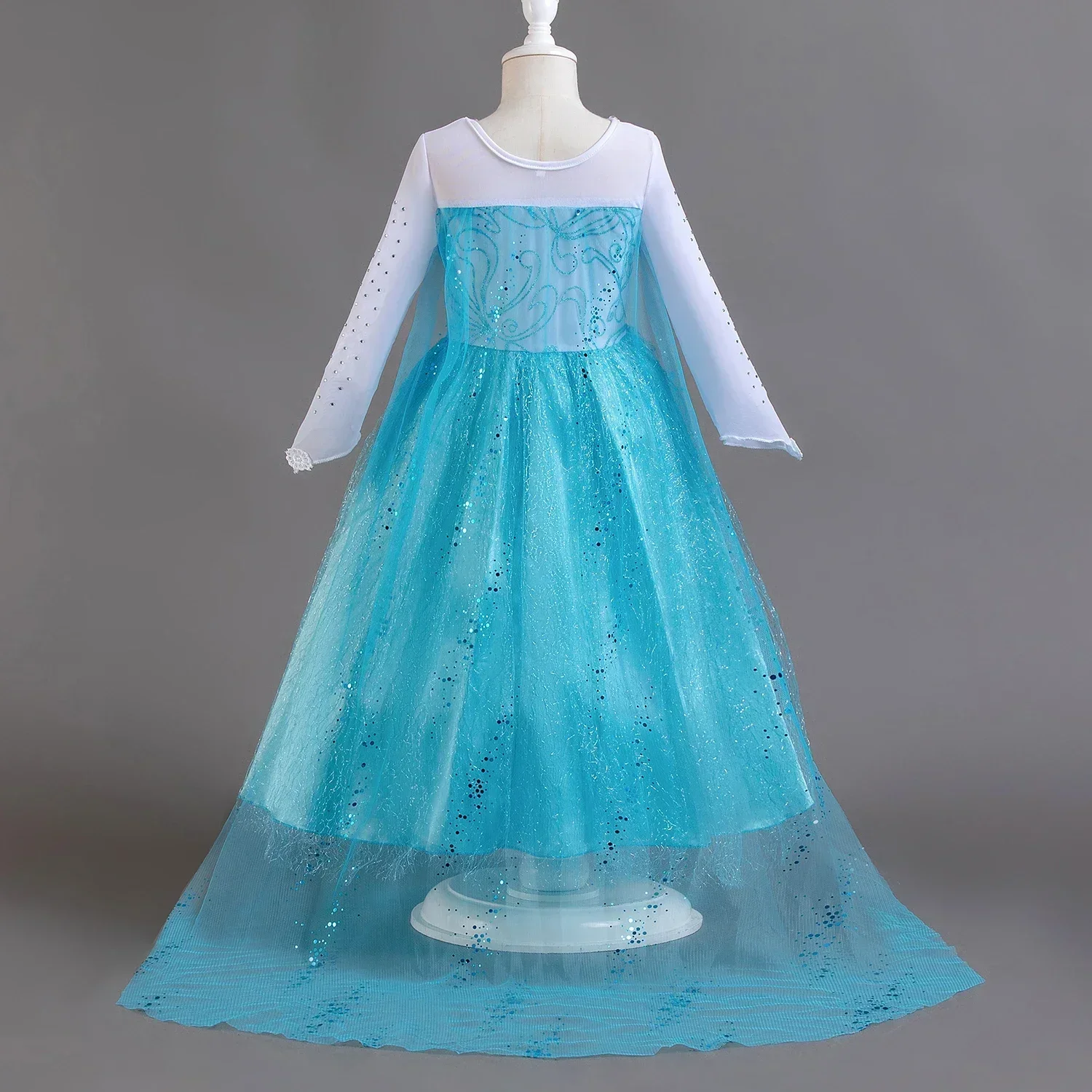 Frozen Elsa Anna Snow Queen Dress Kids Cosplay Costumes For Girls Carnival Party Prom Gown Children Princess Clothing 3-10Yrs