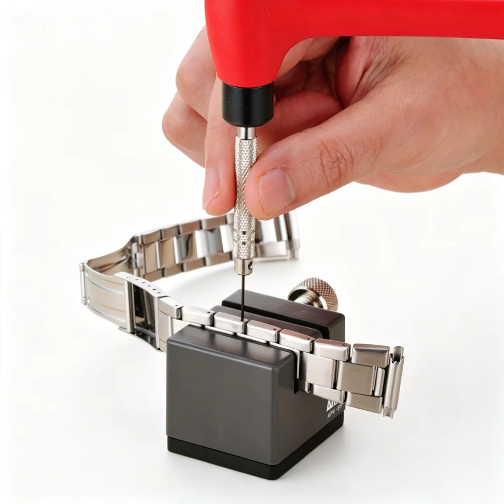 ANEX APV-35 Mini 35mm Vise Rubber Jaw Anti-Slip Base Watch Band Adjustment Hobby Craft Drilling Small Parts Clamping Vice