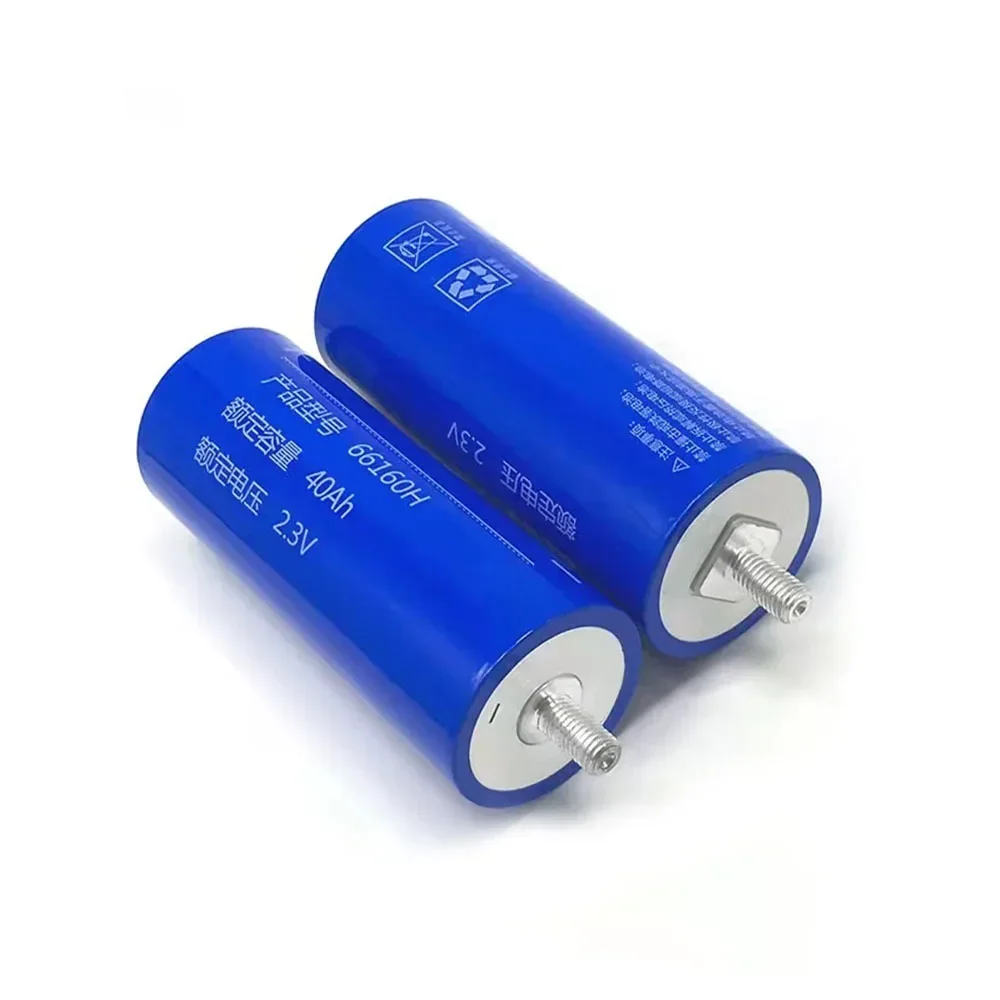 Yinlong 66160H 2.3V 2024 100% Original Real Capacity 40Ah Lithium Titanate LTO Battery Cell for Car Audio Solar Energy Syste