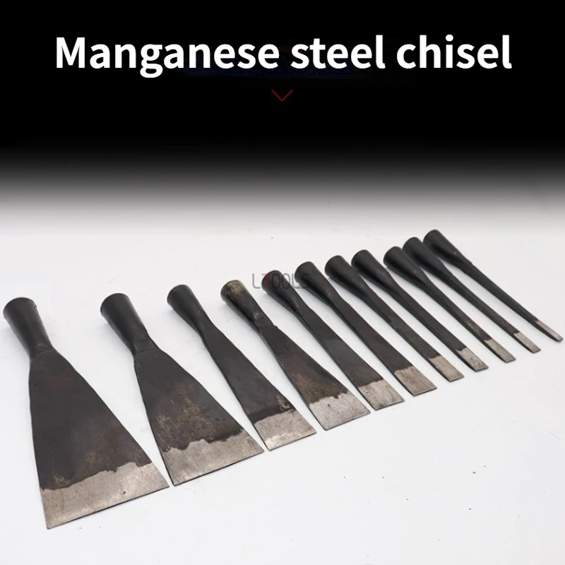 Imagem -03 - Mão Forjada Carpintaria Cinzel Flat Shovel Gouges Escultura e Aparar Manganês Aço Cinzel Ferramentas Manuais