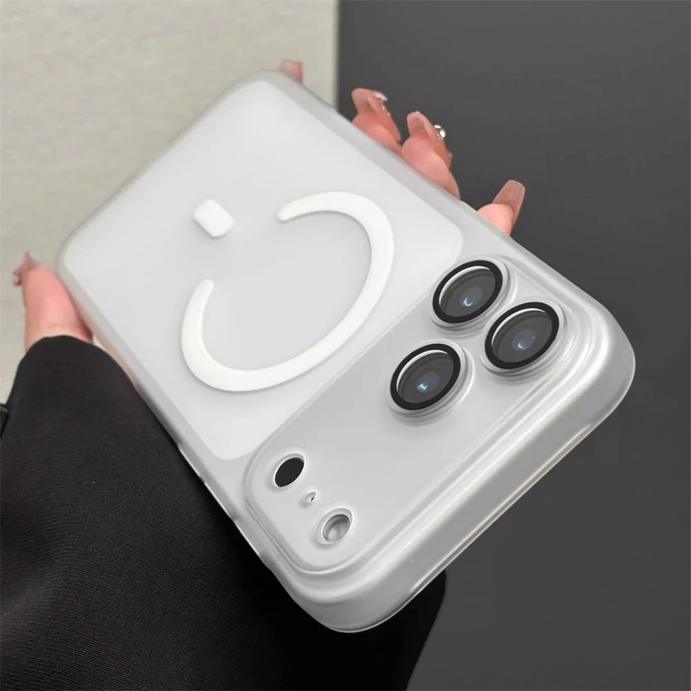 Full Lens Protection Matte Magnetic Slim Hard Case For iPhon
