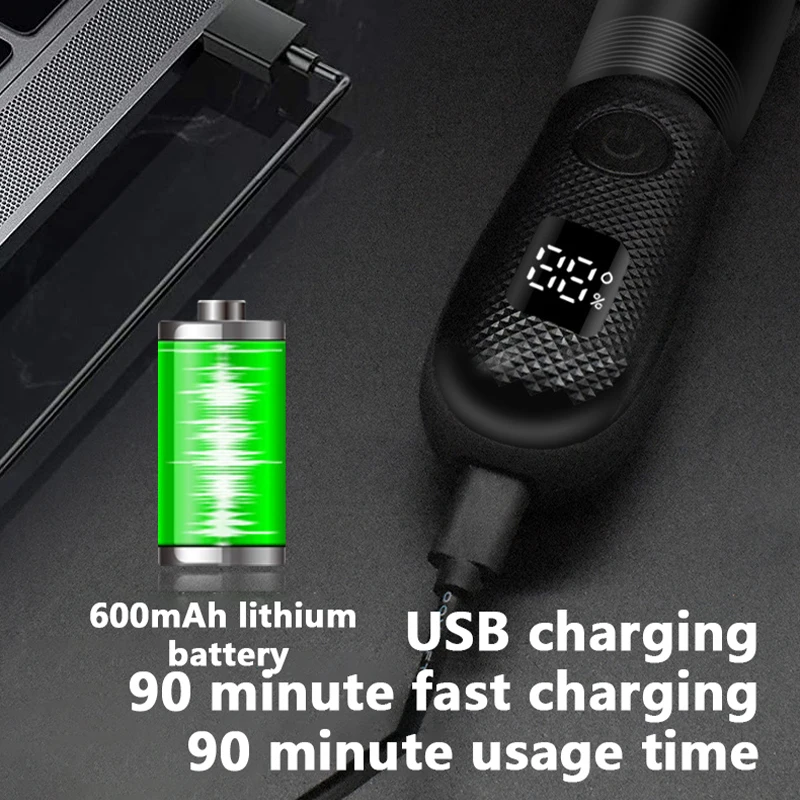 Kemei ล้างทำความสะอาดได้ขาหนีบ Body Trimmer สำหรับผู้ชายผู้หญิงไฟฟ้าขนหนวด Trimmer ชาร์จ Pubic Ball เครื่องโกนหนวด Body Groomer